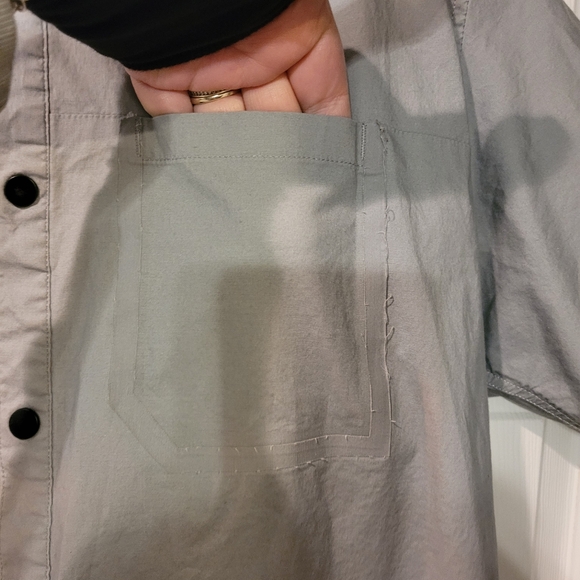 Fox Gray Casual They Are Snaps But Look Like Button Shirt,Read Post. - Picture 13 of 13